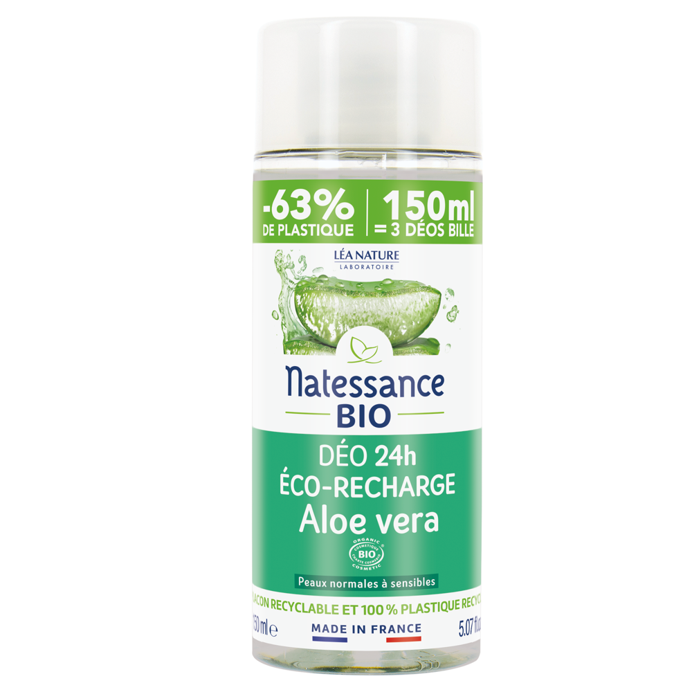Recharge déodorant Aloe Vera Bio 150 ml