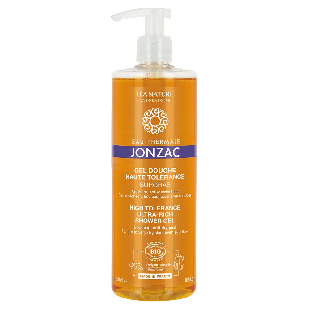 Gel douche surgras coe 500ml eau thermale jonzac