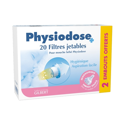 20 filtres jetables + 2 embouts