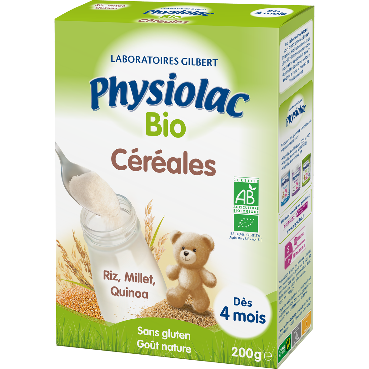 Céréales bio dès 4 mois 200g