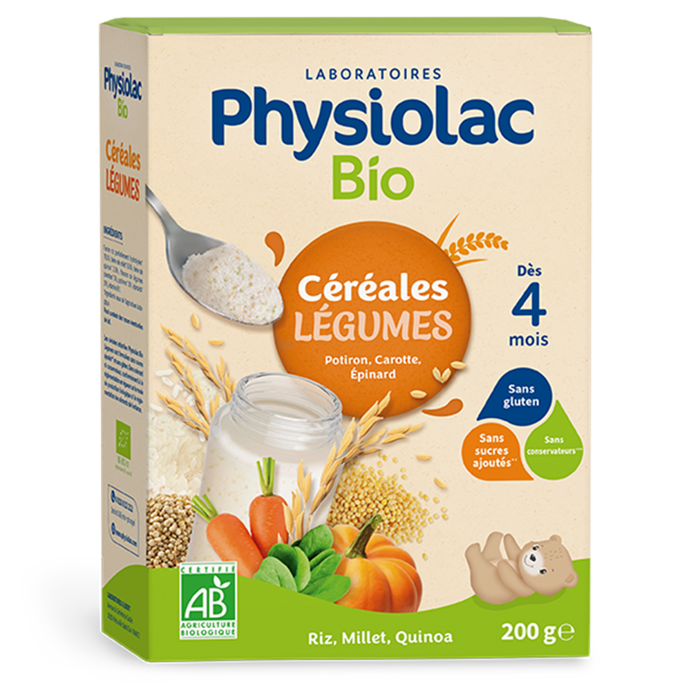 Céréales légumes Bio dès 4 mois 200g