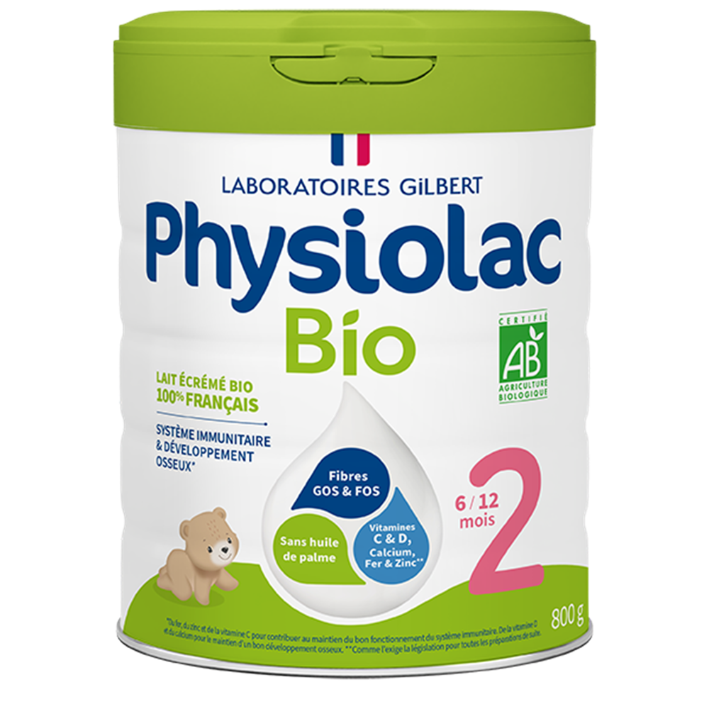 Lait infantile Bio 2ème âge 800g