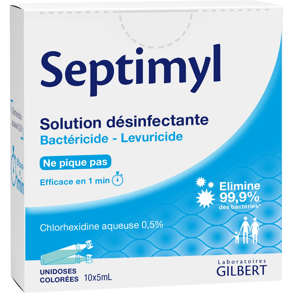 Solution désinfectante 0,5 % 10x5 ml