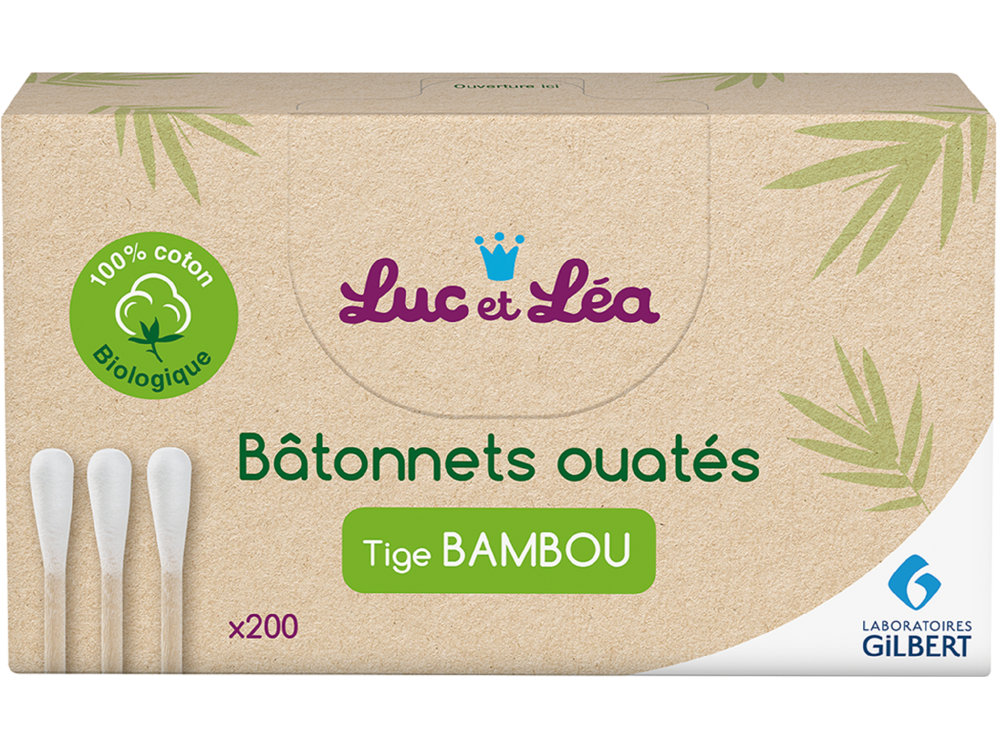 LEL 200 Bâtonnets Ouatés Adulte Bambou
