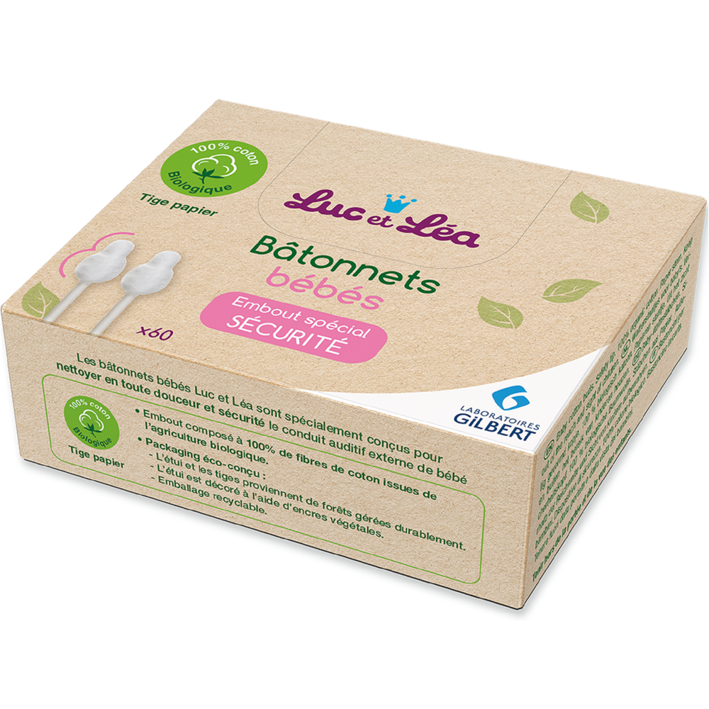LEL 60 Bâtonnets Embout Bébé