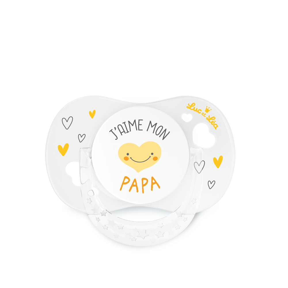 Sucette 0-6m Papa anneau