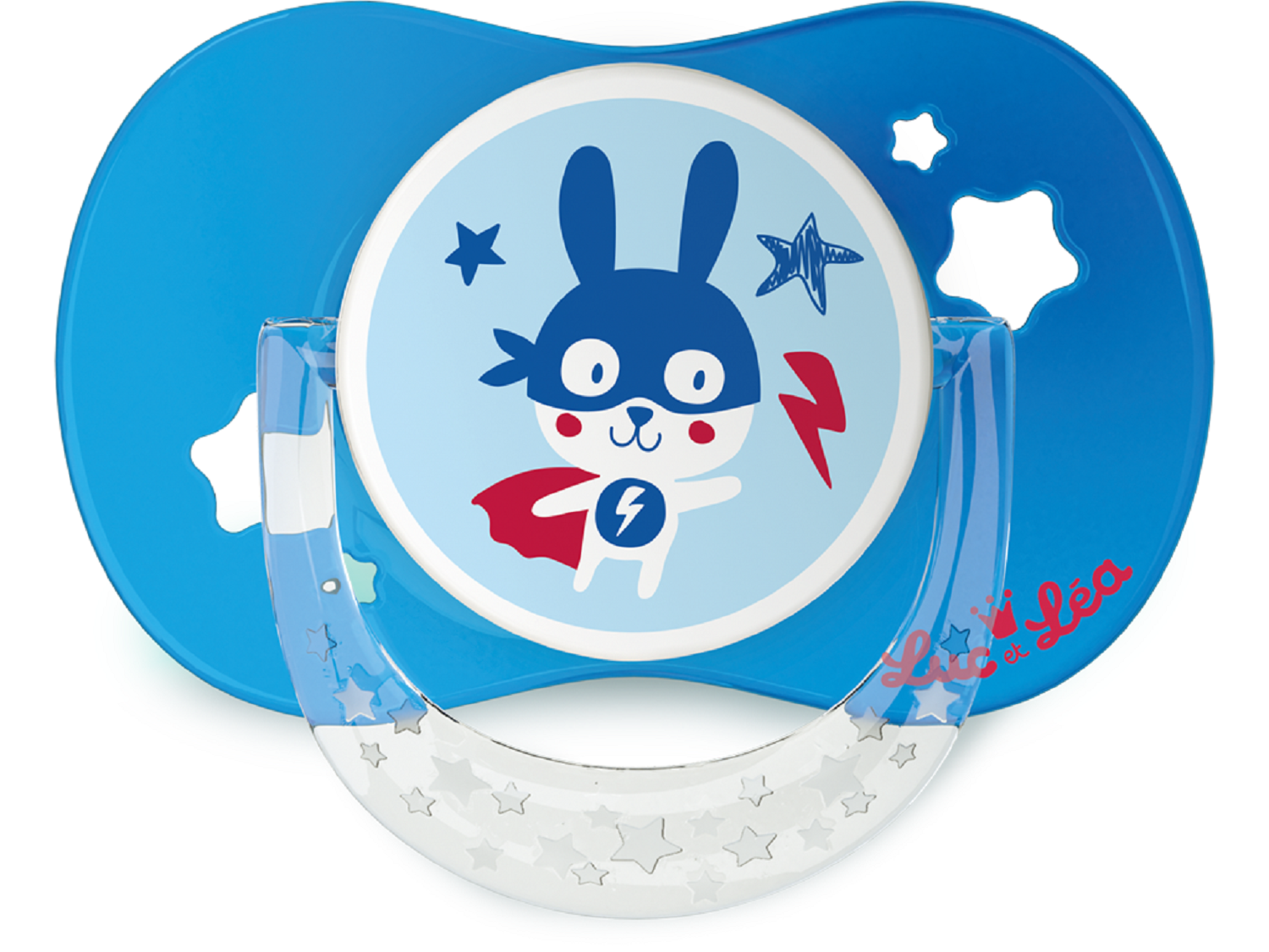 Duo Sucette Anatomique +18 mois Superheros Anneau