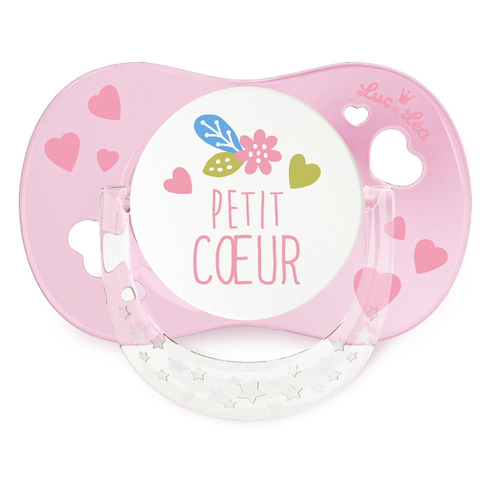 Duo Sucette Anatomique 0-6 mois Lapin + Cœur