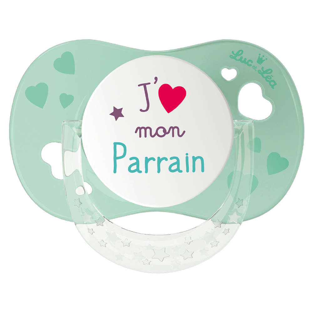 Sucette 6-18 mois Anatomique Parrain