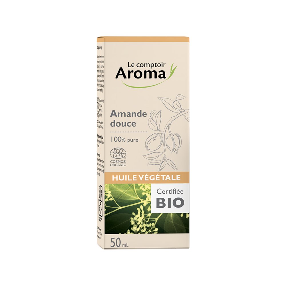 Huile végétale Amande Douce 50ml bio
