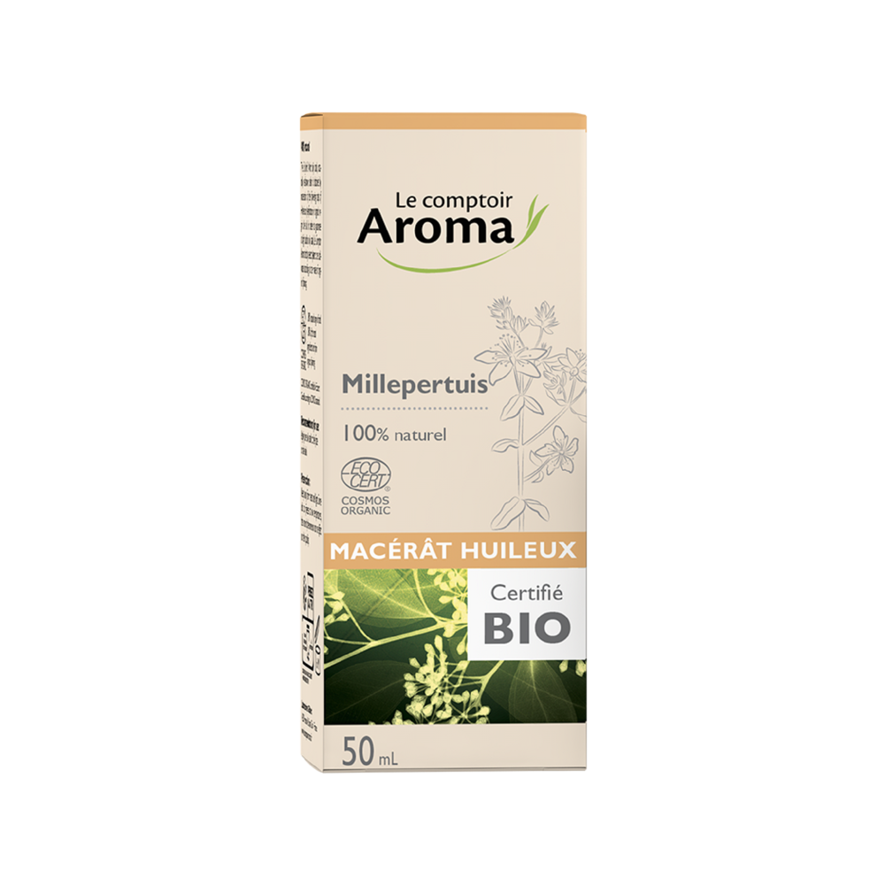 Huile végétale de millepertuis Bio 50ml