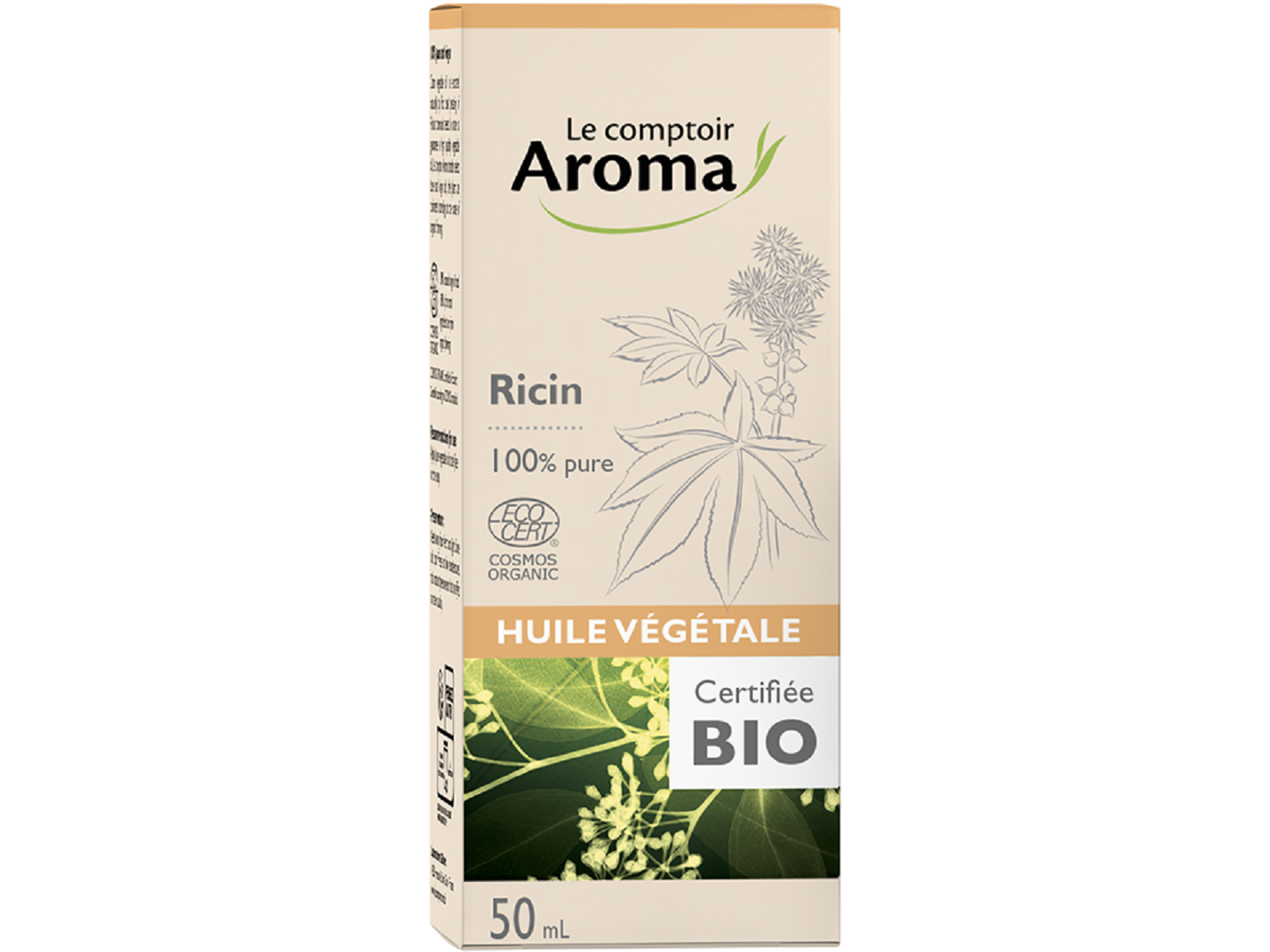 Huile végétale Ricin 50ml bio