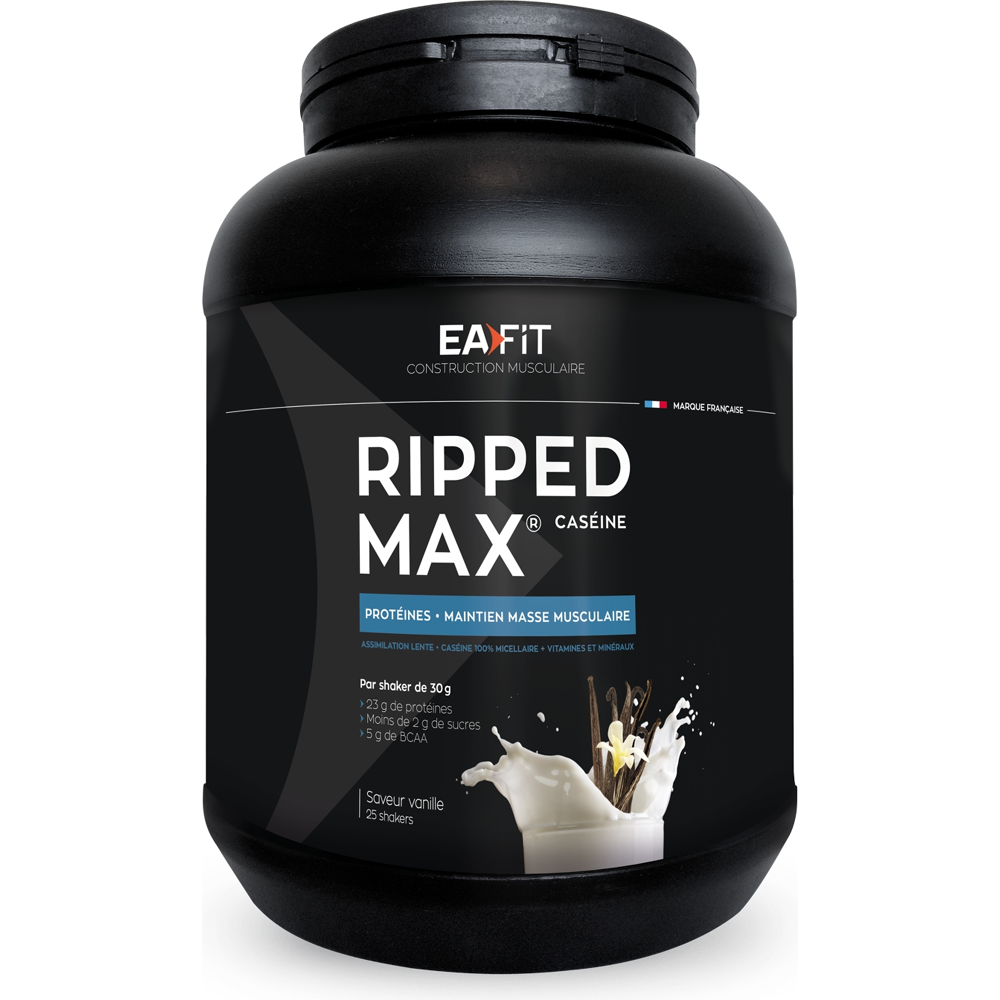Ripped Max Caseine Vanille 750g