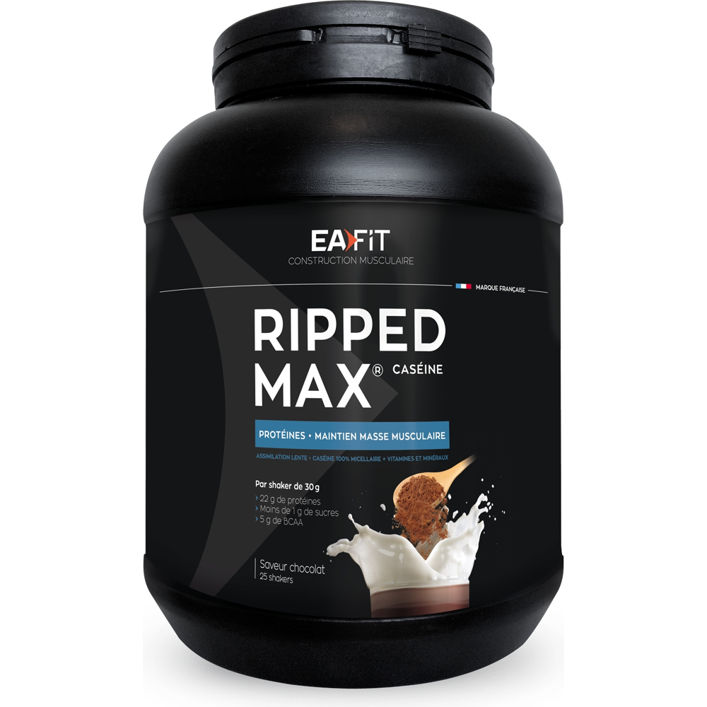 Ripped Max Caseine Chocolat 750g