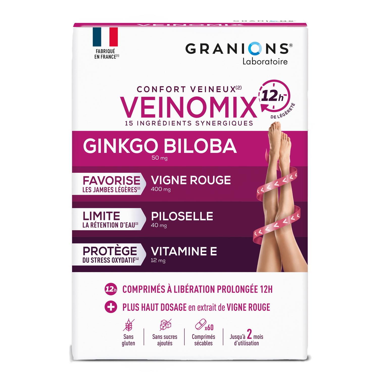 Granions Veinomix 60 comprimés