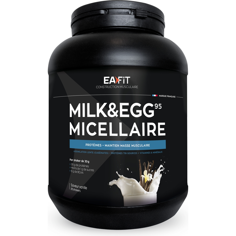 Milk & Egg 95 Micellaire Vanille 750g