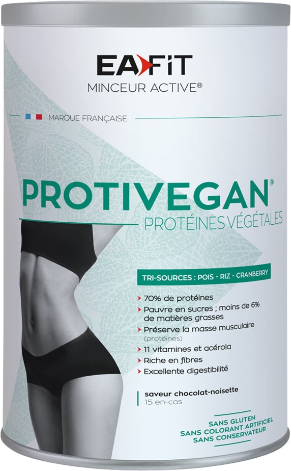 Protivegan Chocolat/Noisettes 450g