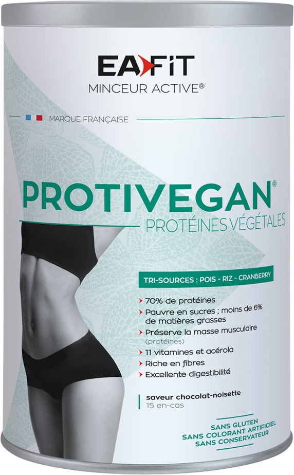 Protivegan Chocolat/Noisettes 450g