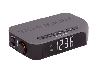 Radio réveil Schneider Viva gris