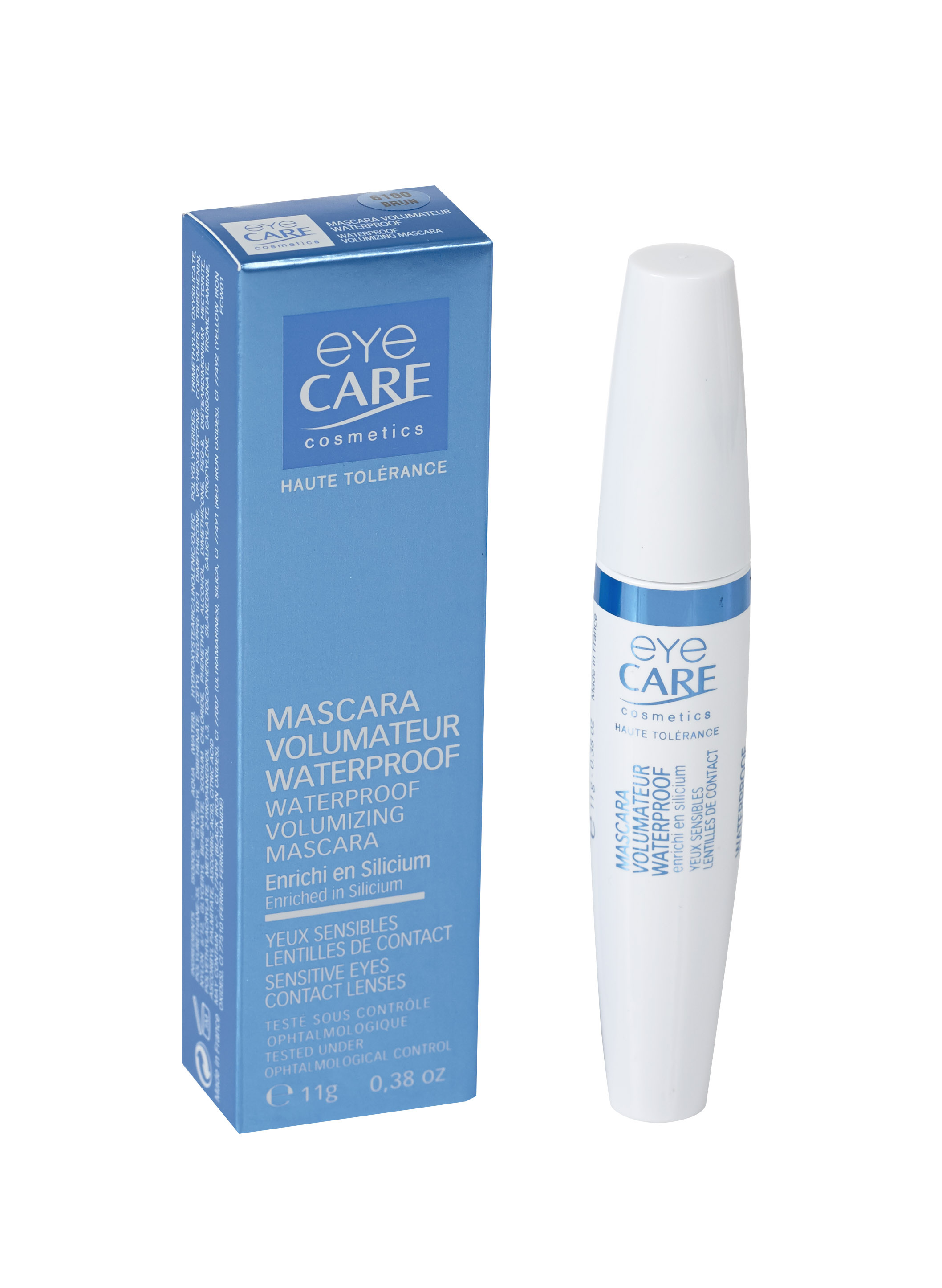 Mascara volumateur waterproof bleu 11g