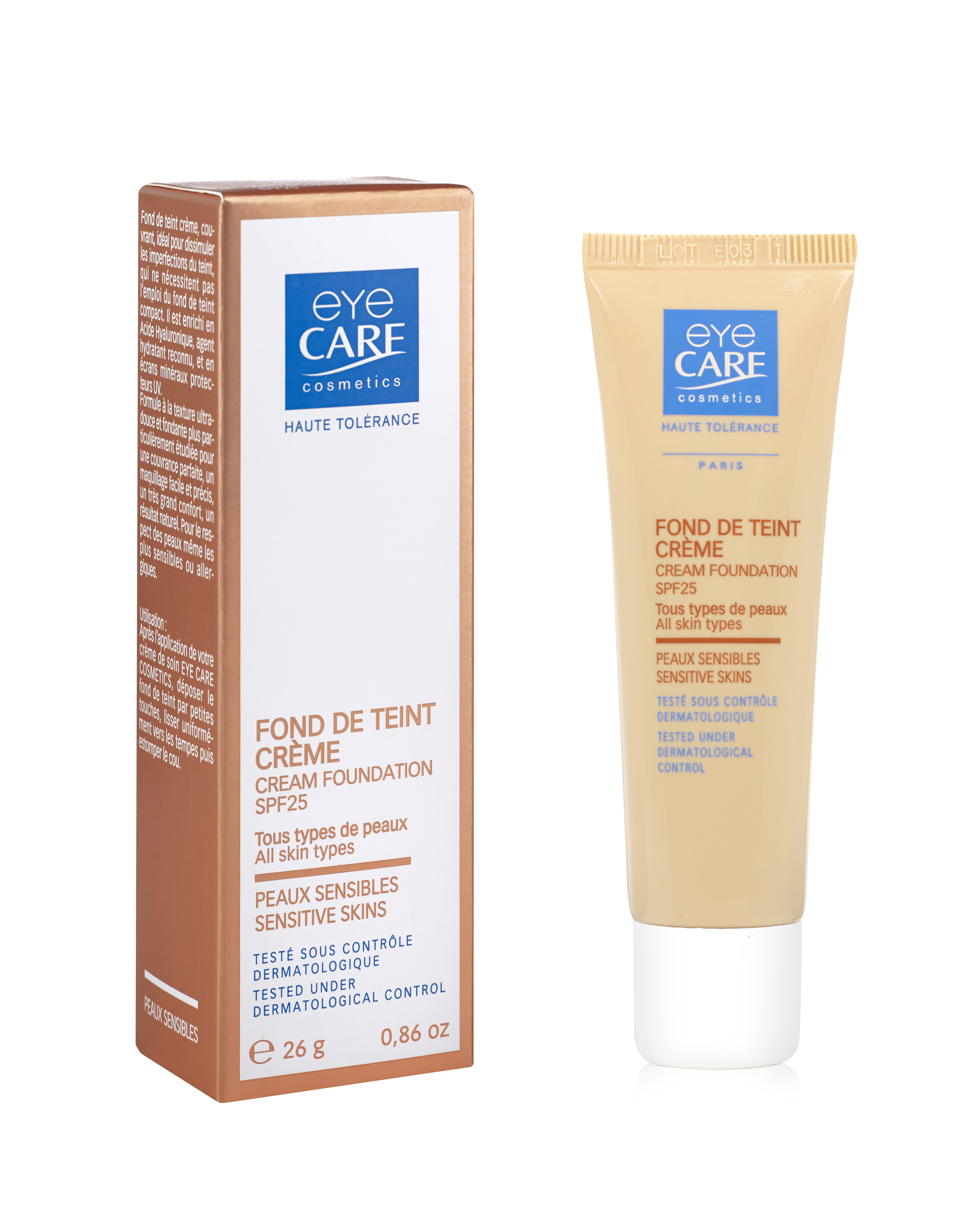 Fond de teint crème beige 26g