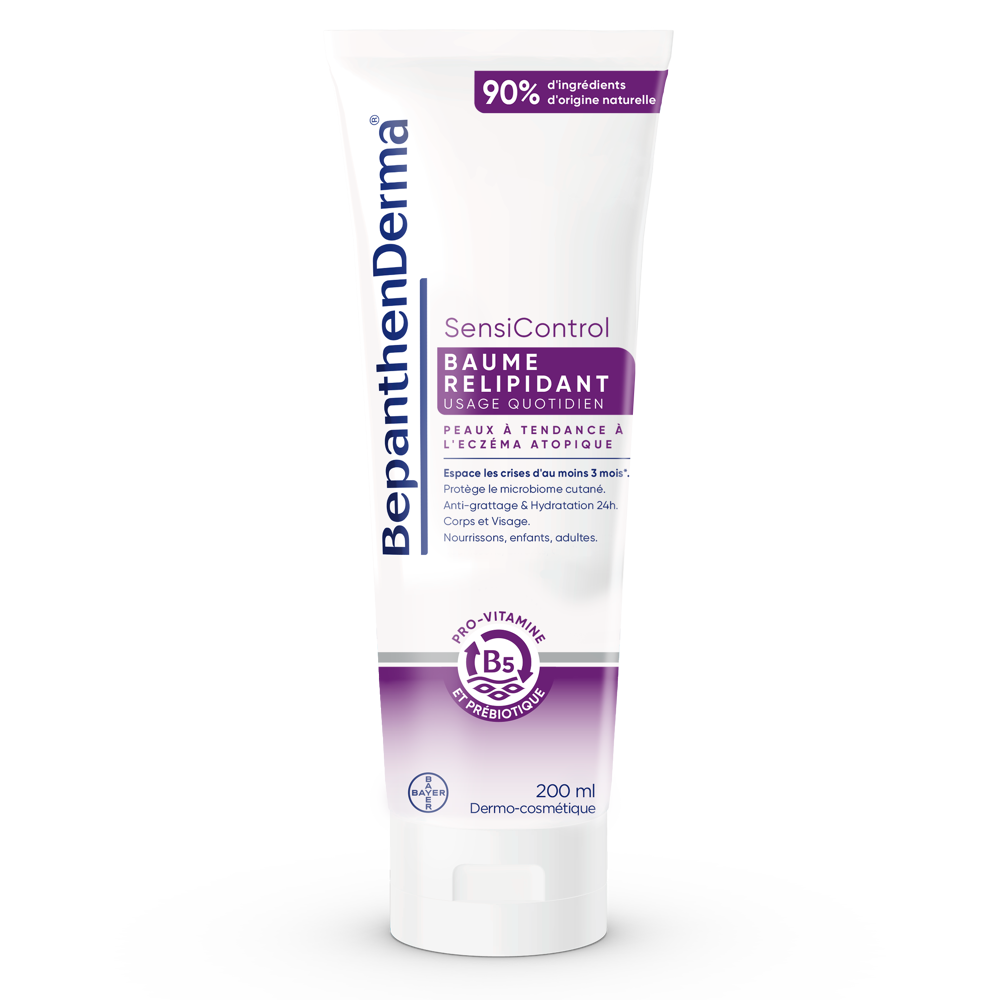 BepanthenDerma SensiControl Baume Relipidant 200mL Peaux à Tendance à l'Eczéma Atopique