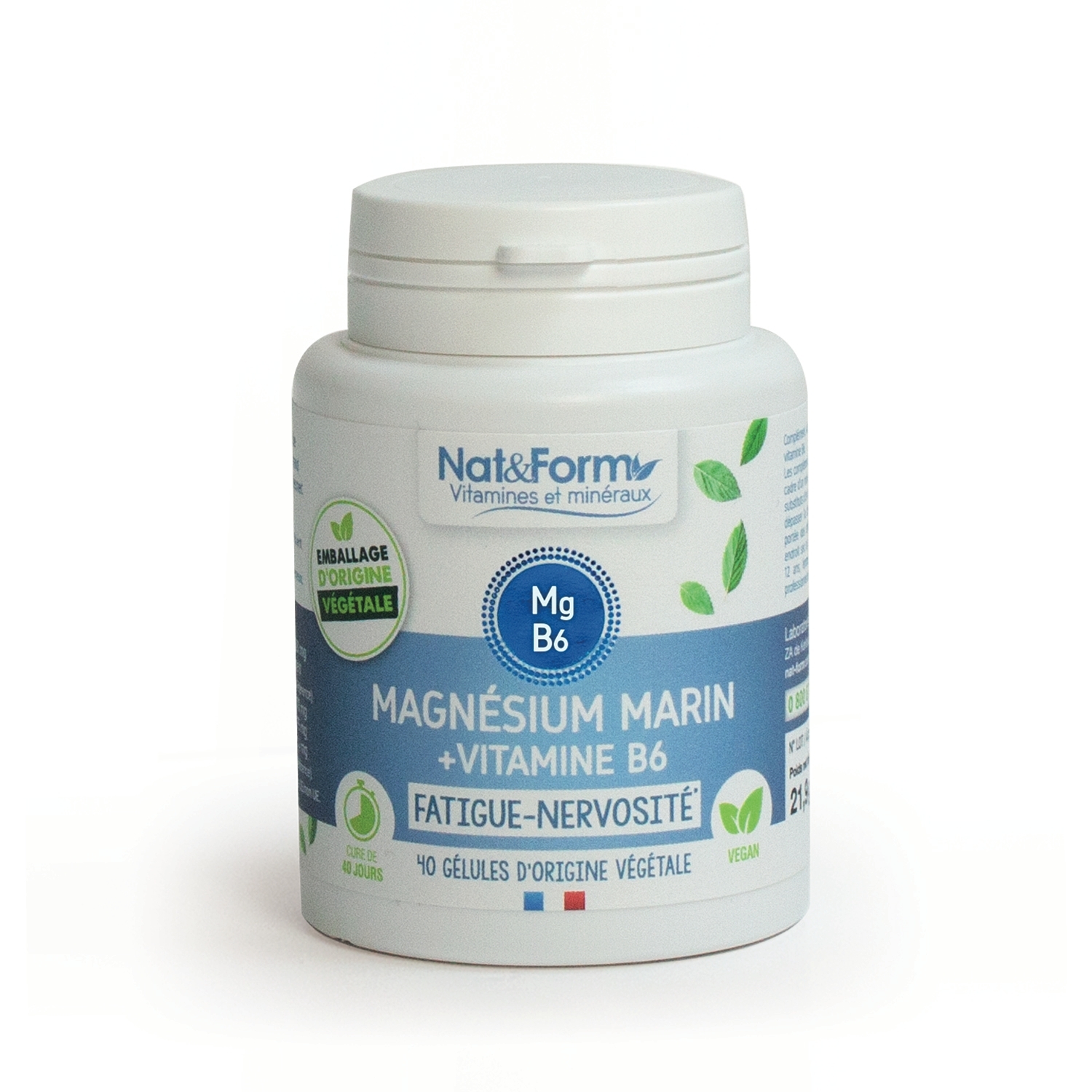 Magnésium + B6 x 40 gélules