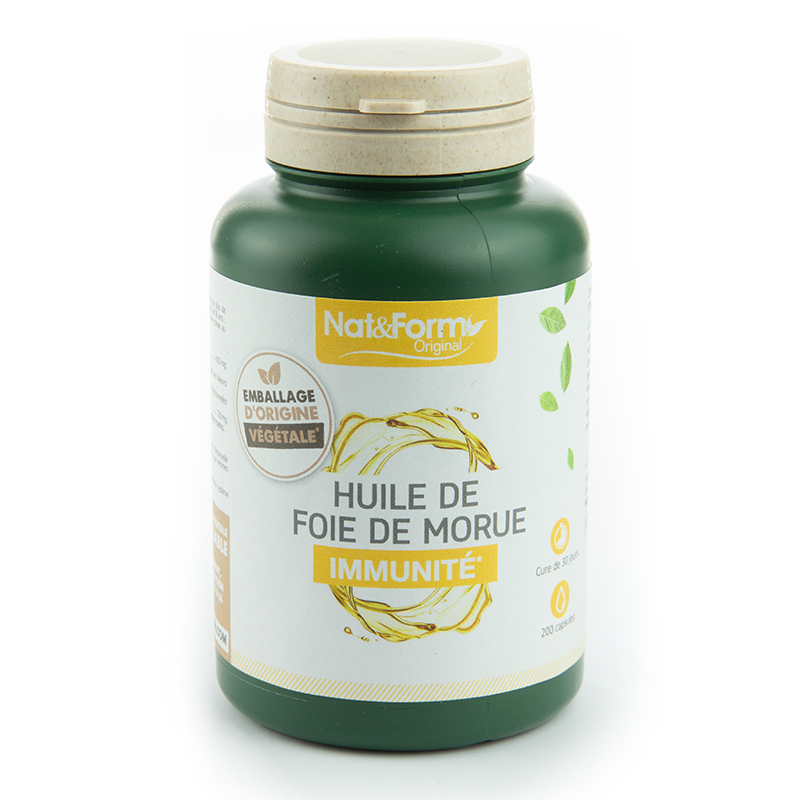 Huile de foie de morue 200 capsules