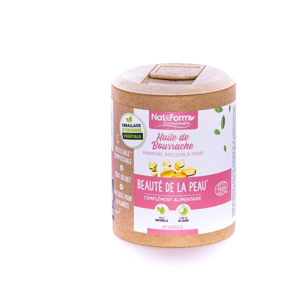 Huile de bourrache bio 120 capsules