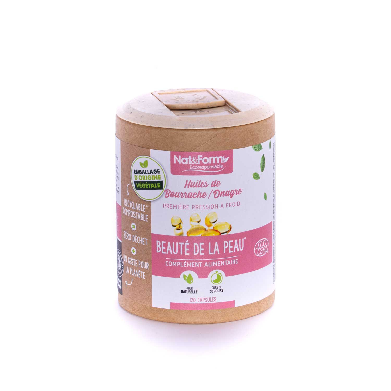 Huiles bourrache et onagre bio x 120