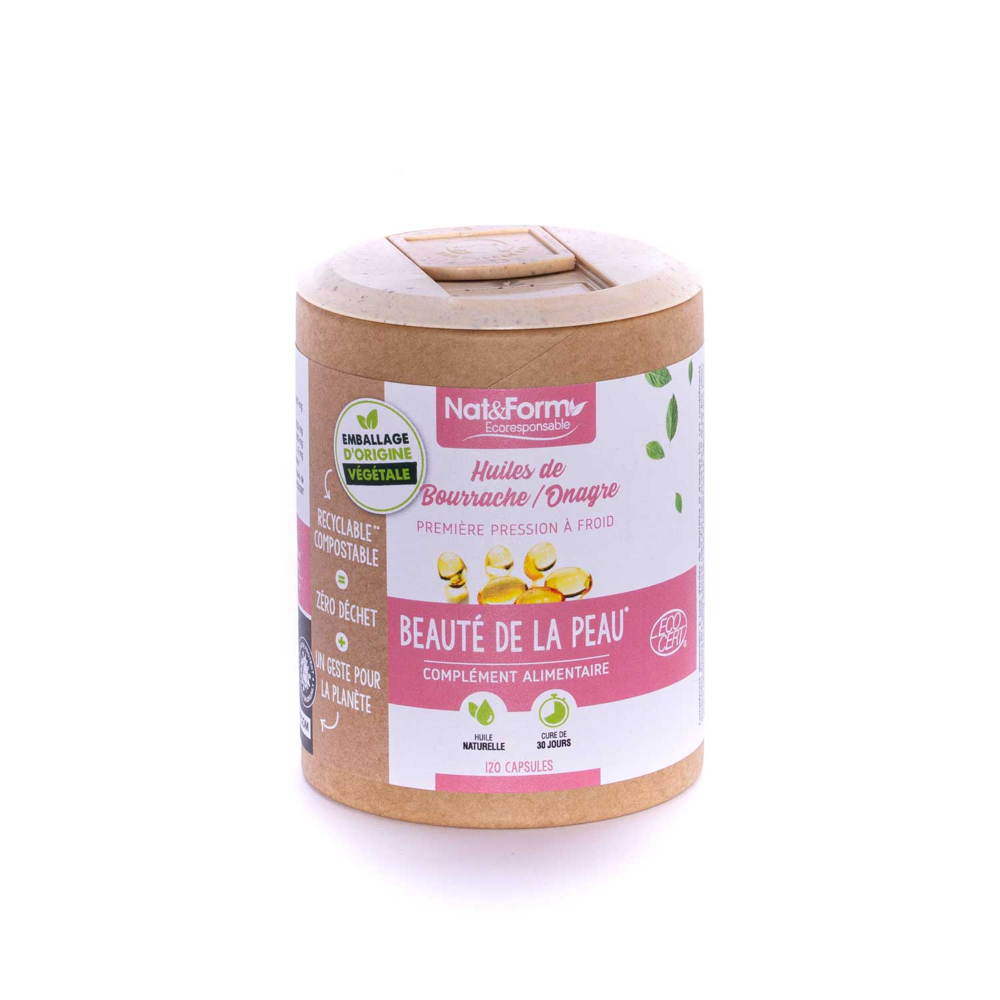 Huiles bourrache et onagre bio x 120