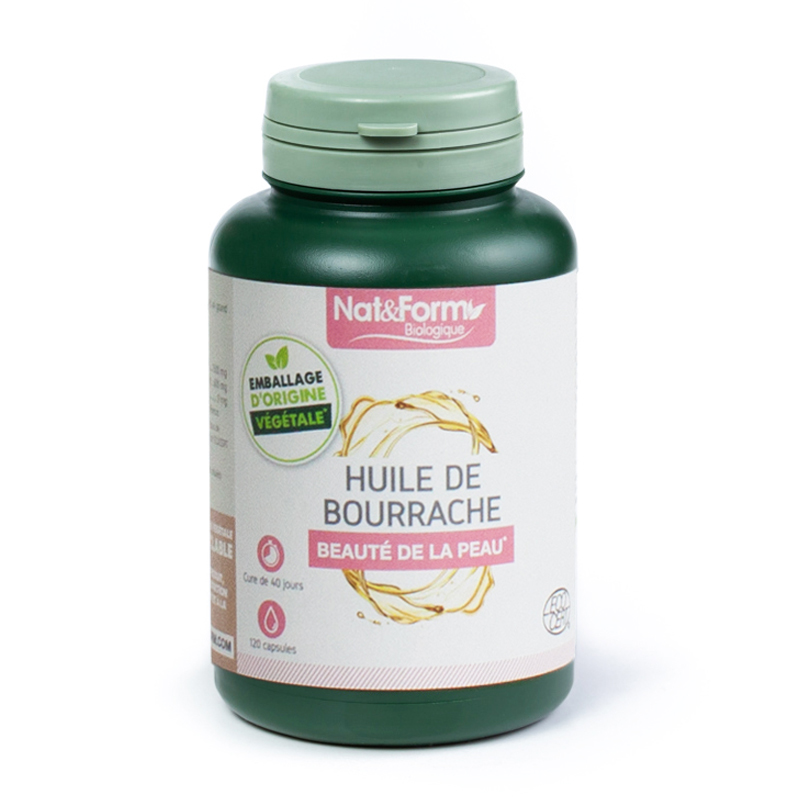 Huile de bourrache bio 120 capsules