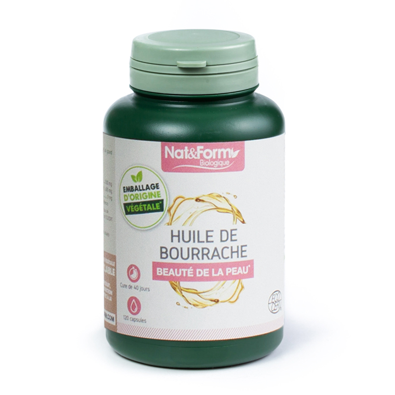 Huile de bourrache bio 120 capsules