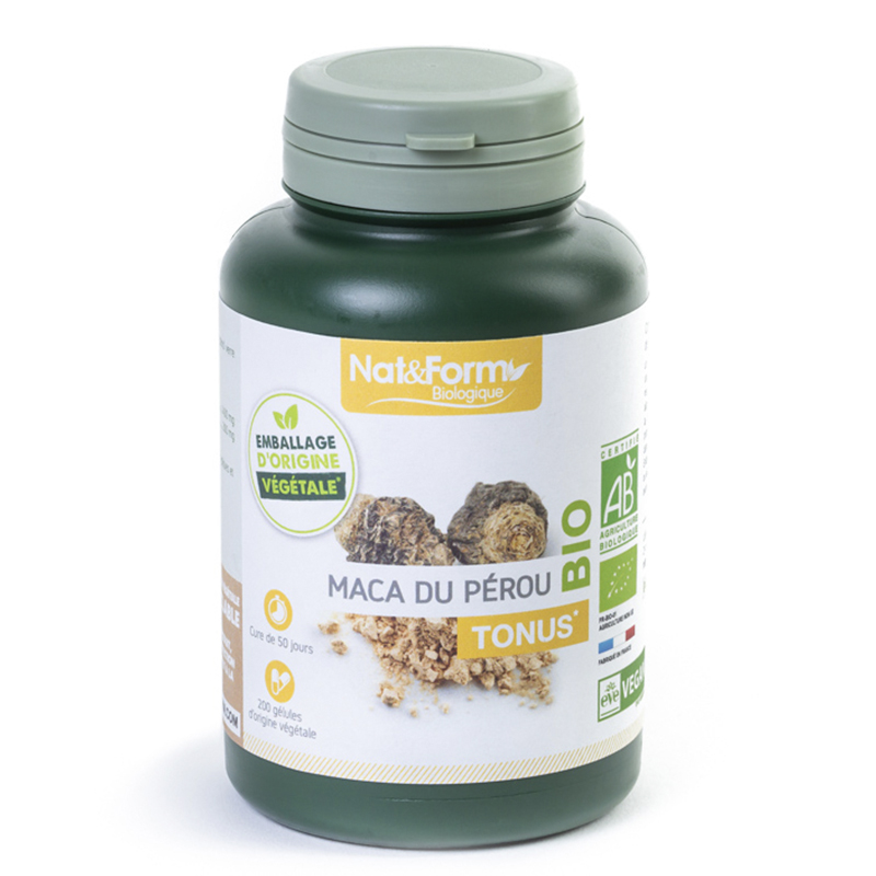 Maca du Pérou Bio 200 gélules