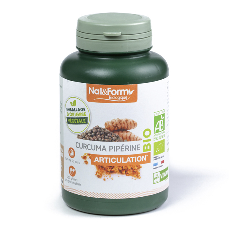 Curcuma piperine 200 gélules