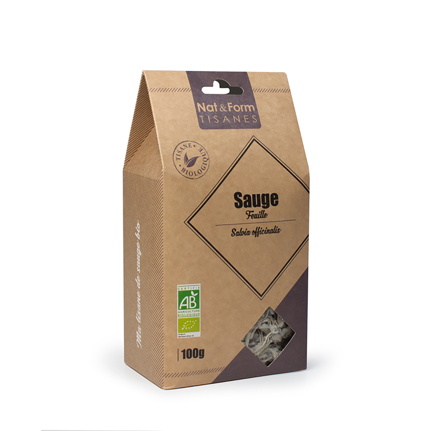Tisane sauge feuille bio 100g