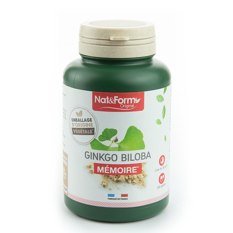 Ginkgo biloba 200 gélules