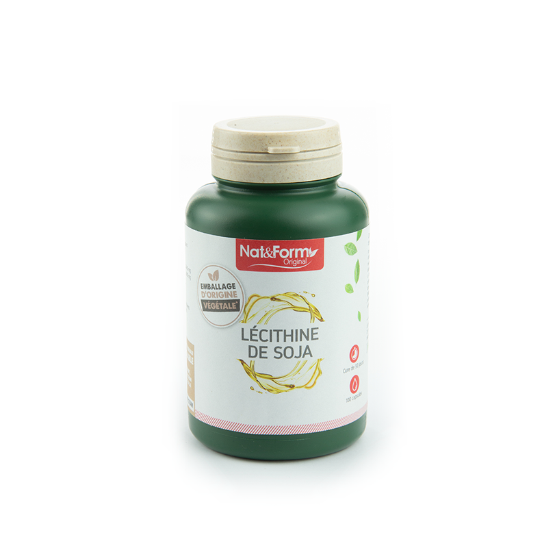Huile lecithine soja 100 capsules