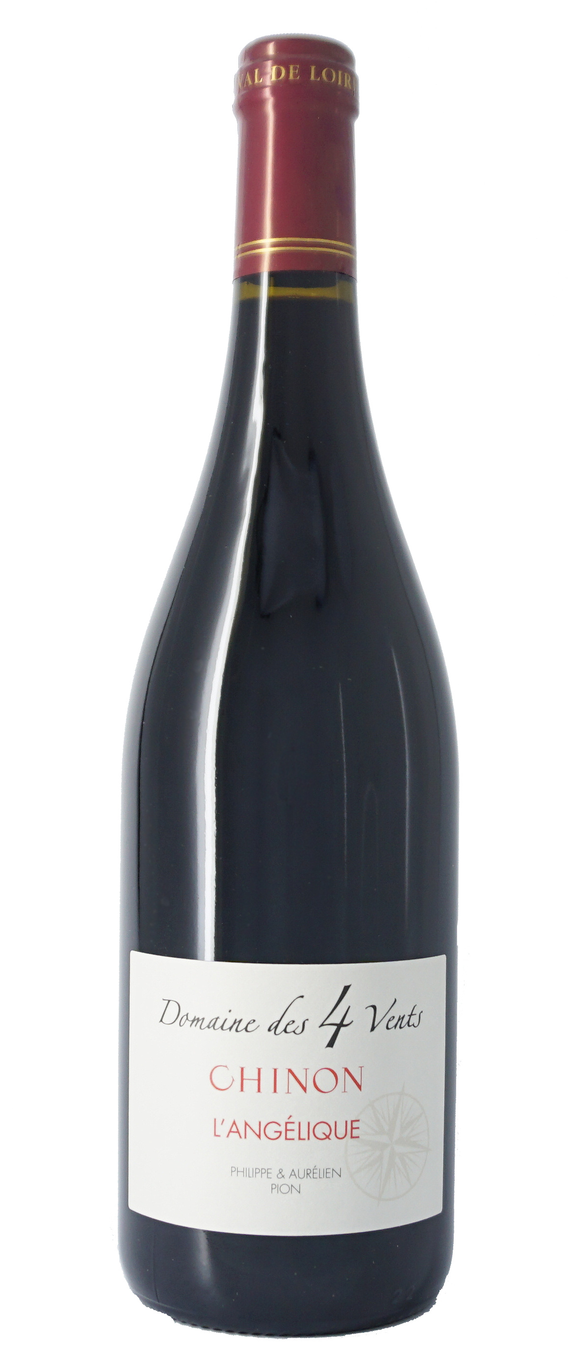 Domaine des 4 Vents L'Angélique, 2022 - Chinon AOP - Rouge - 75 cl