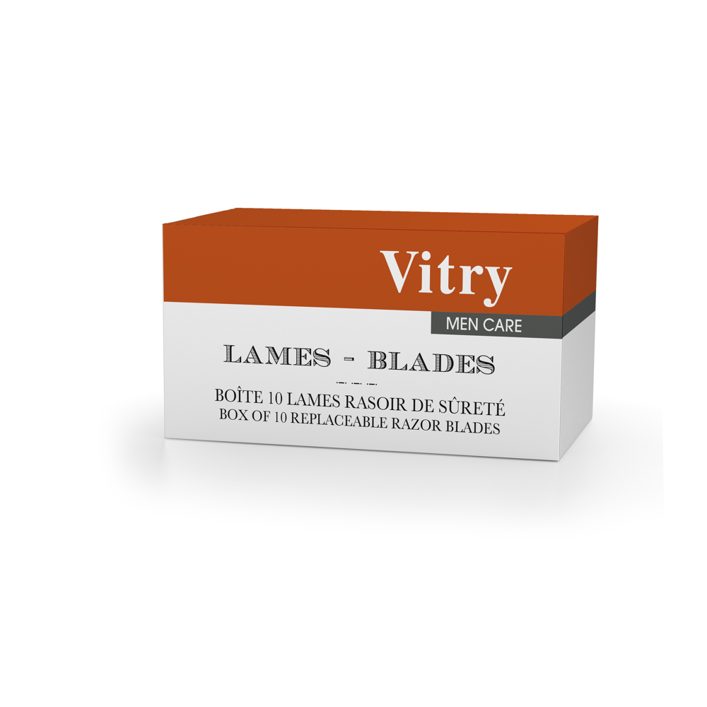 Boite 10 Lames / Rasoir de Sureté Papillon