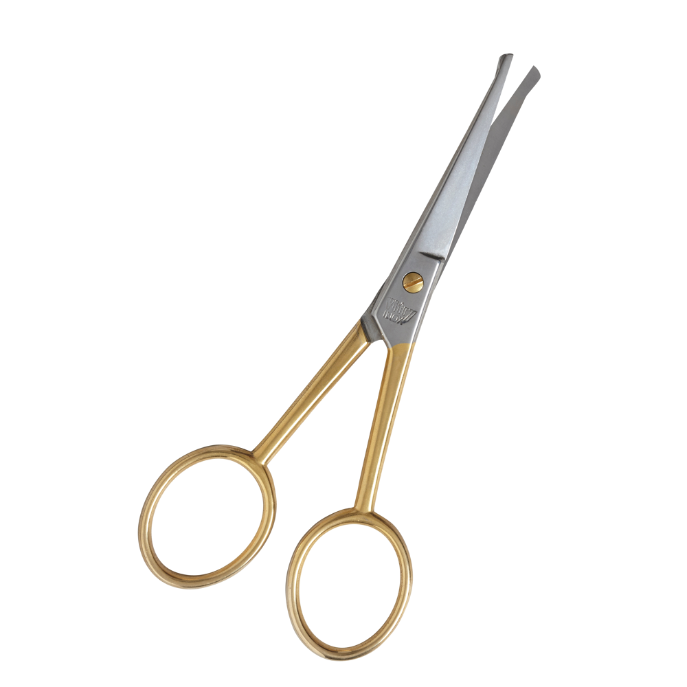 Ciseaux Poils Du Nez Inox Dores