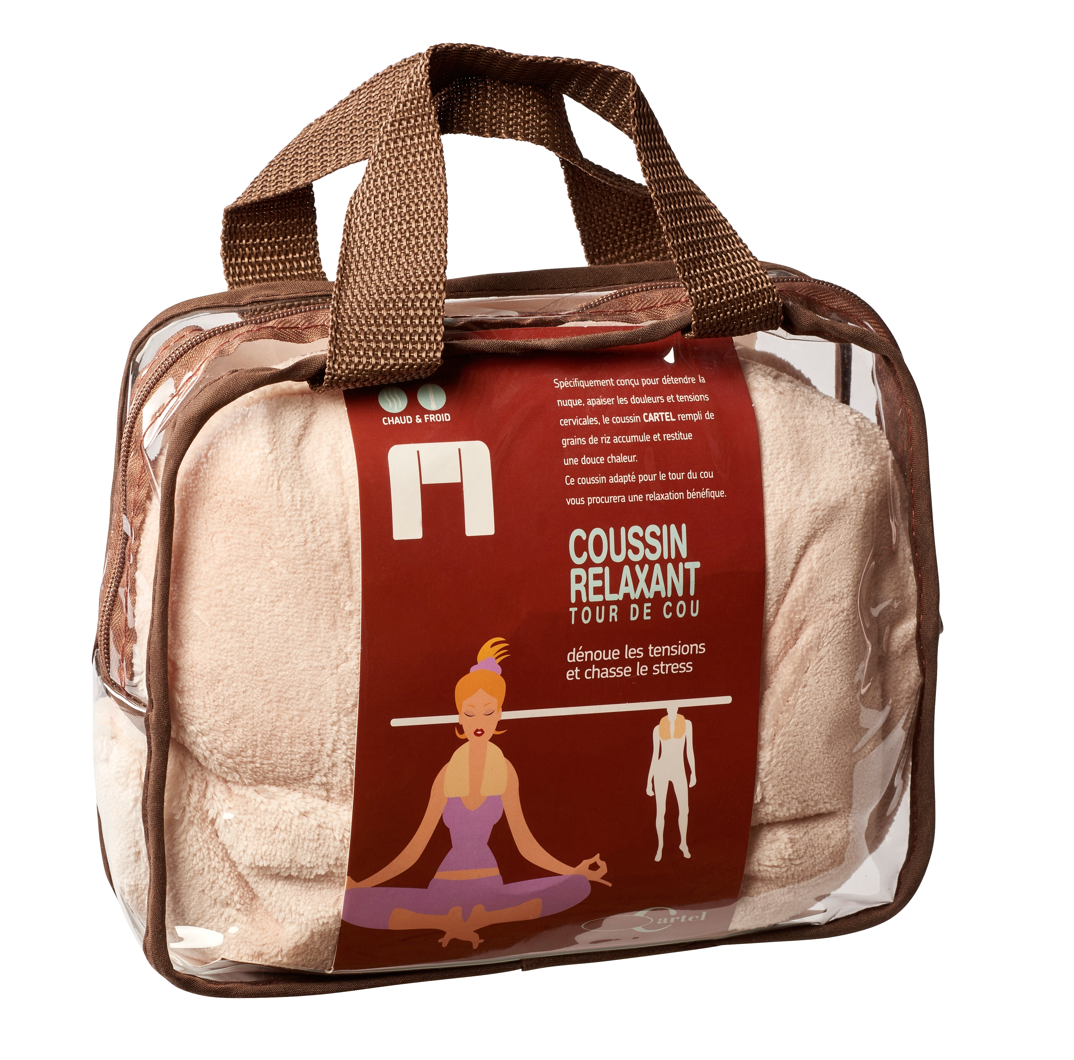 Coussin Riz Cou Micro-Ondes