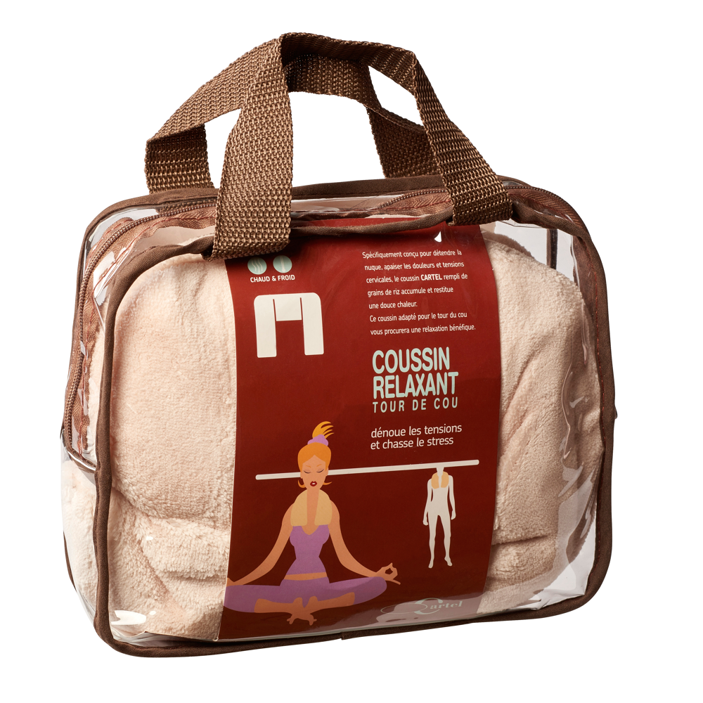 Coussin Riz Cou Micro-Ondes