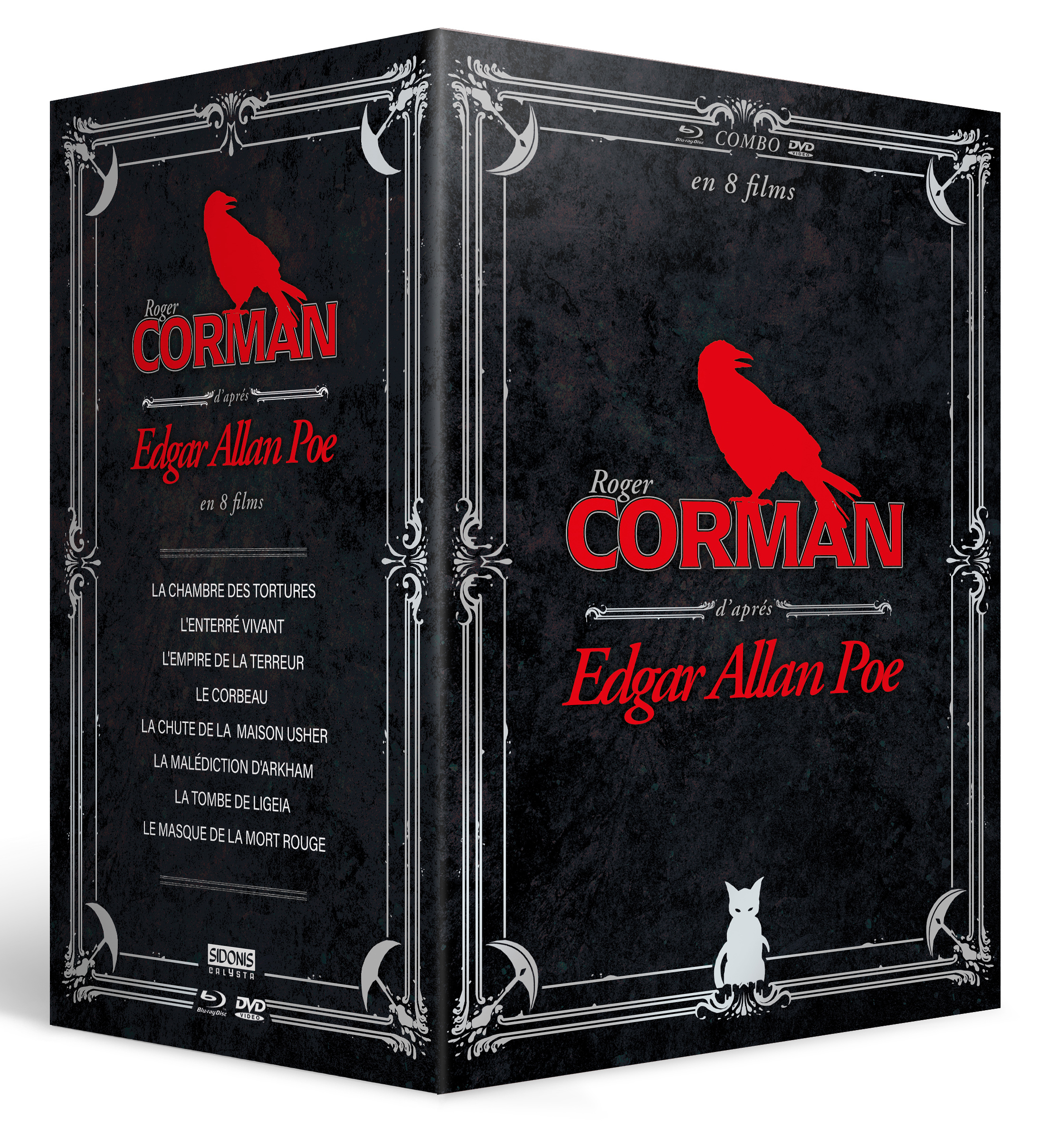 Roger Corman d'après Edgar Allan Poe - Coffret 8 films