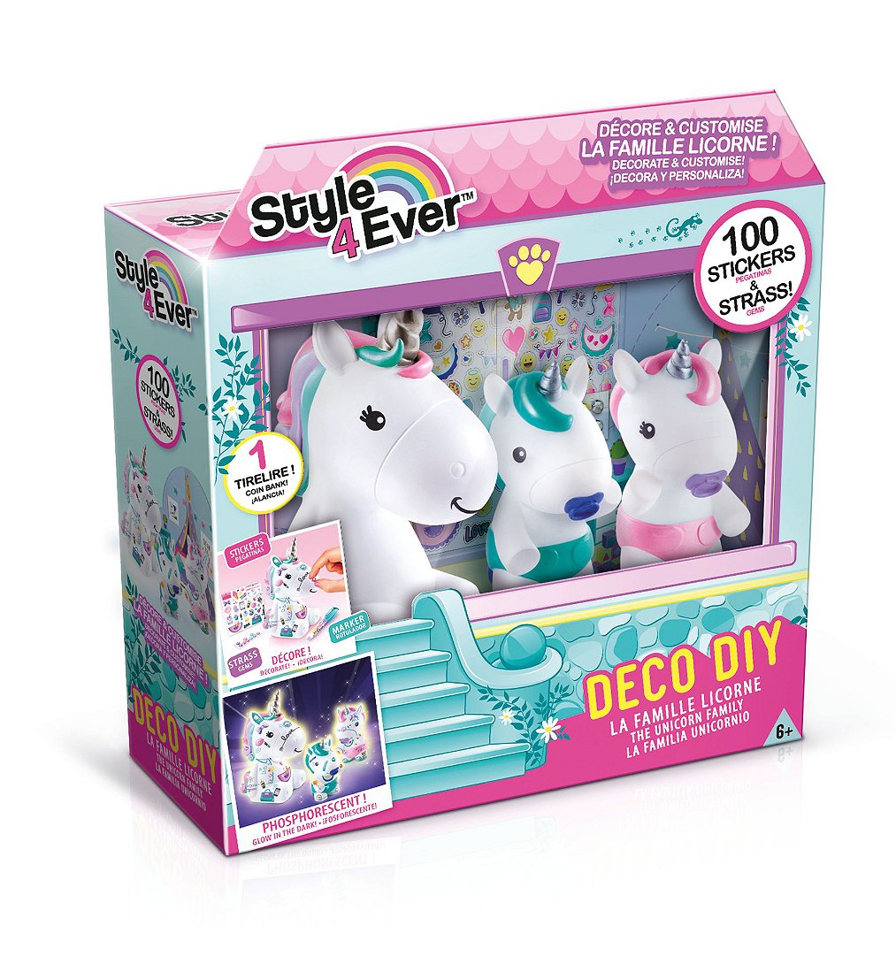Mini Déco Diy - La Famille Licorne