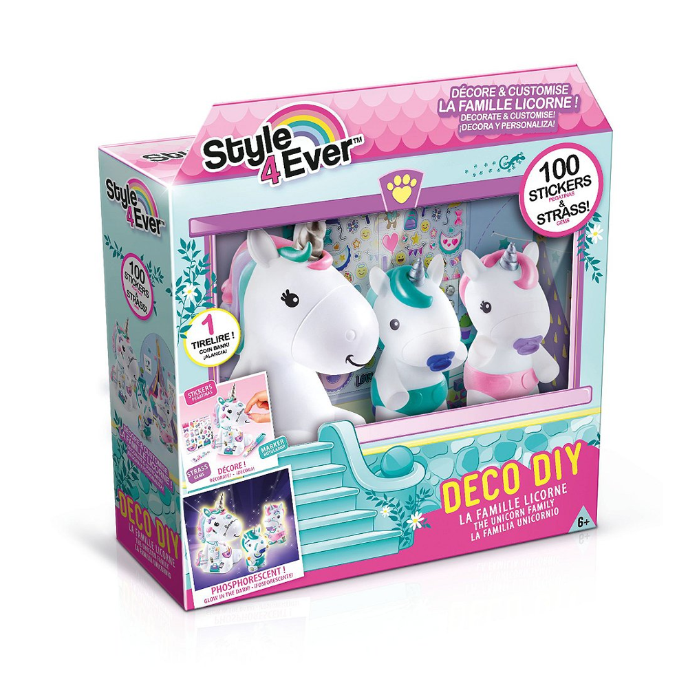 Mini Déco Diy - La Famille Licorne