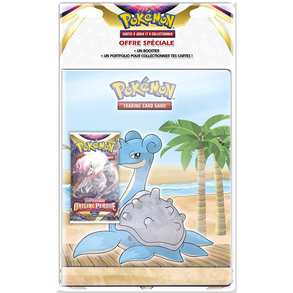 Pokémon Pack Portfolio + Booster-Epée Et Bouclier Origine Perdue (Eb11) |Cartes À Collectionner | A