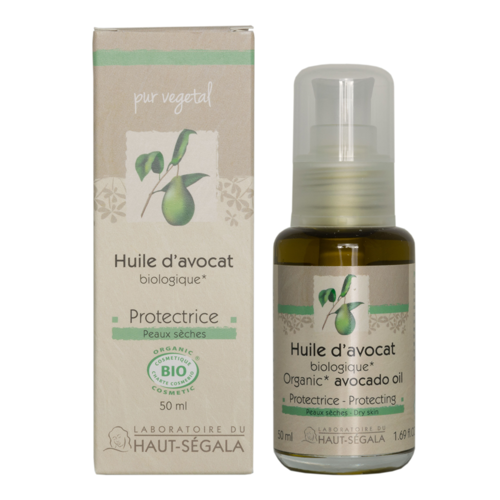 Huile végétale biologique d'avocat du Haut-Ségala