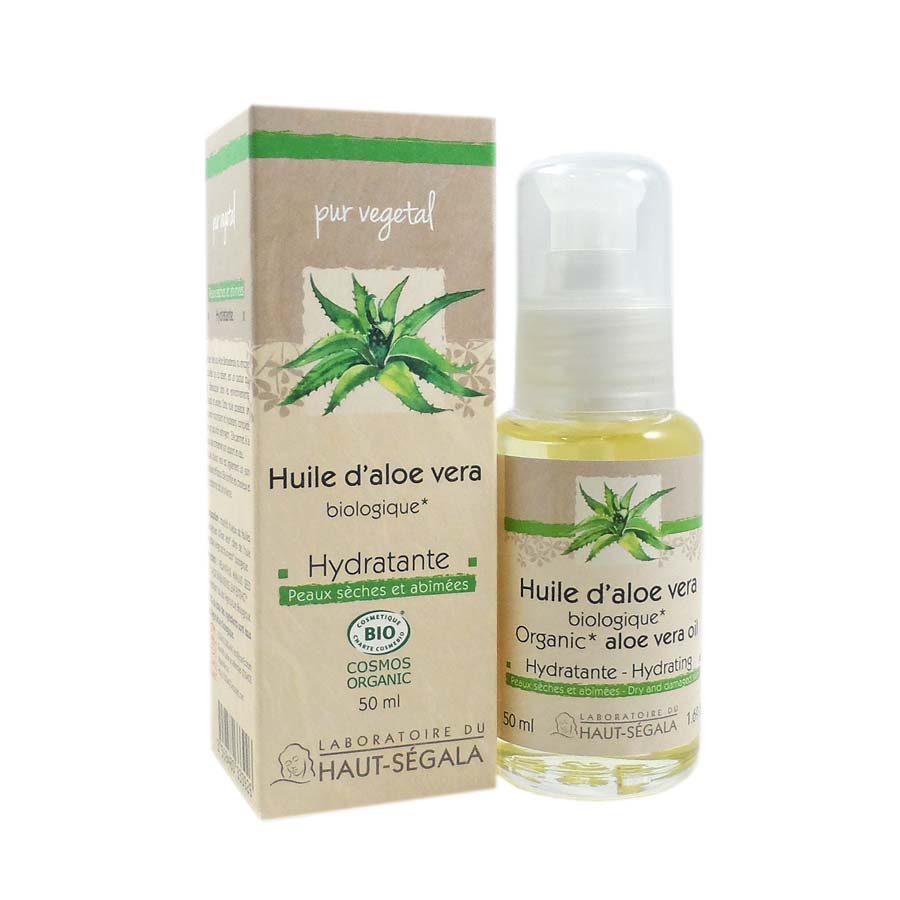 Huile végétale bio d'Aloe Vera 50ml