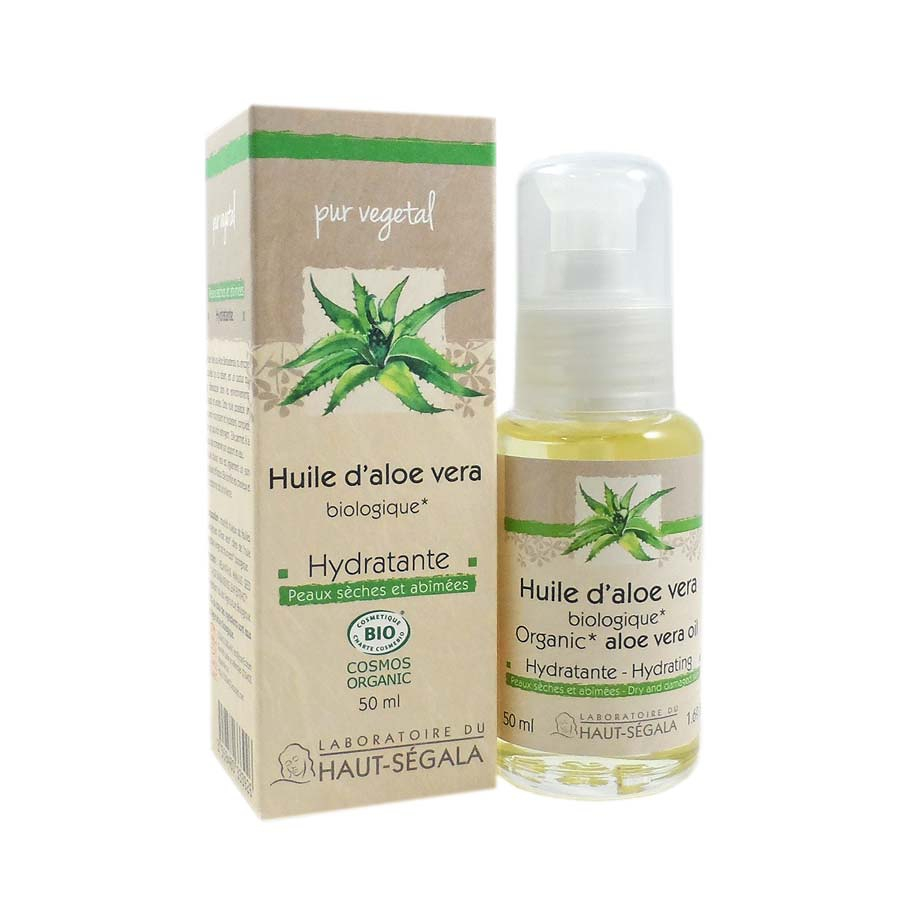 Huile végétale bio d'Aloe Vera 50ml